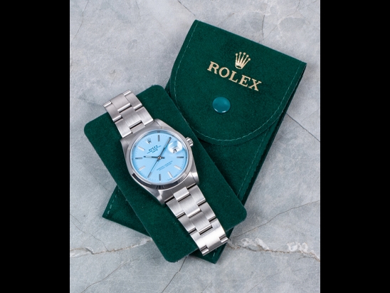 Rolex Date 34 Tiffany Turchese Jubilee Blue Hawaiian 15200